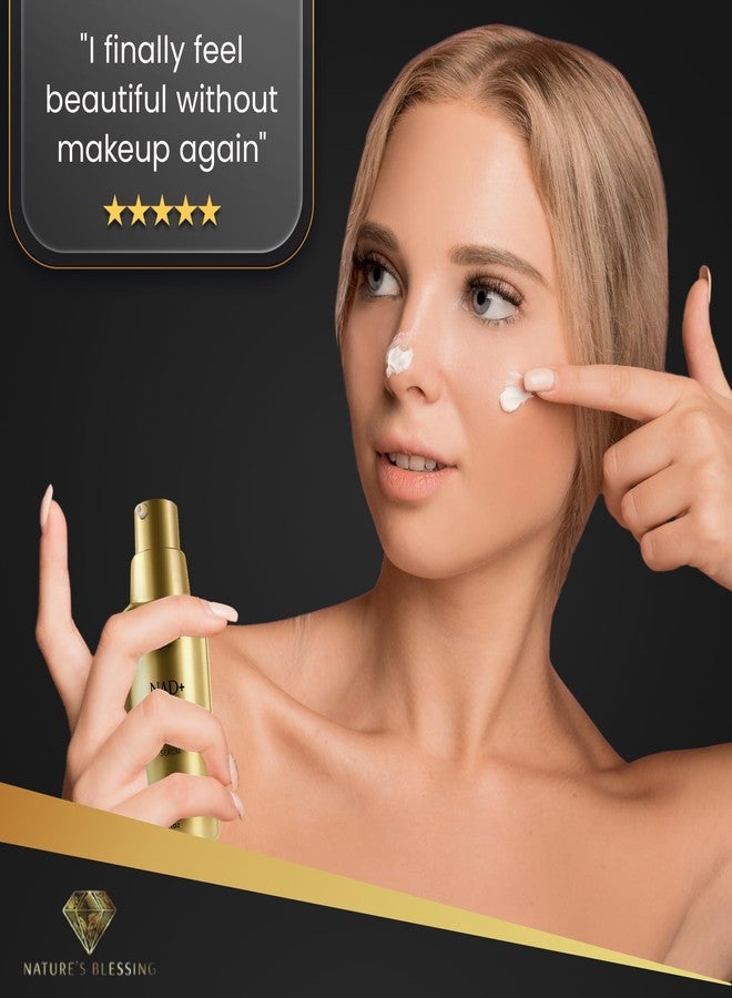 Nature's Blessing NAD+ Anti-Aging Serum – Boost Cellular Energy, Firm Skin & Reduce Wrinkles – with Niacinamide, Hyaluronic Acid, Peptides & Antioxidants – 1oz Rejuvenating Face Serum for Youthful Radiance - Image 5